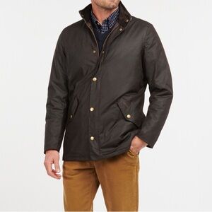 Barbour Prestbury Wax Jacket Size Medium